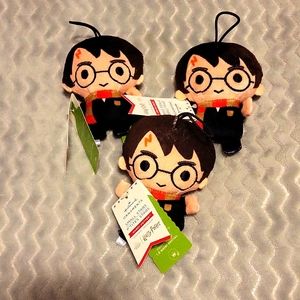 Hallmark Harry Potter Stuffed Ornaments. Set Of 3. NWT